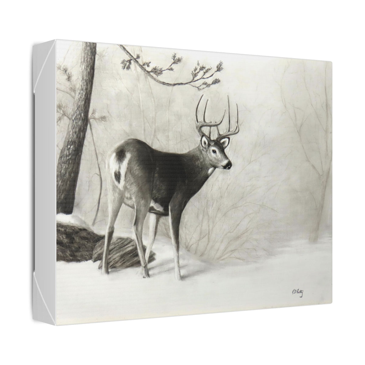 First Snow Classic Stretched Canvas