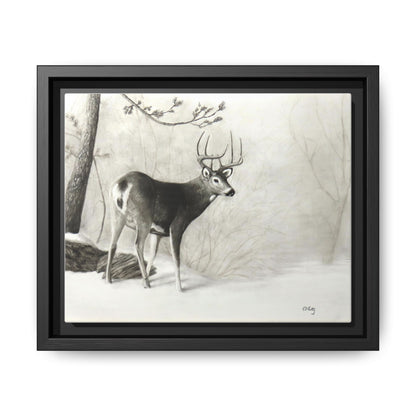 First Snow Matte Canvas, Framed (Multi-color)