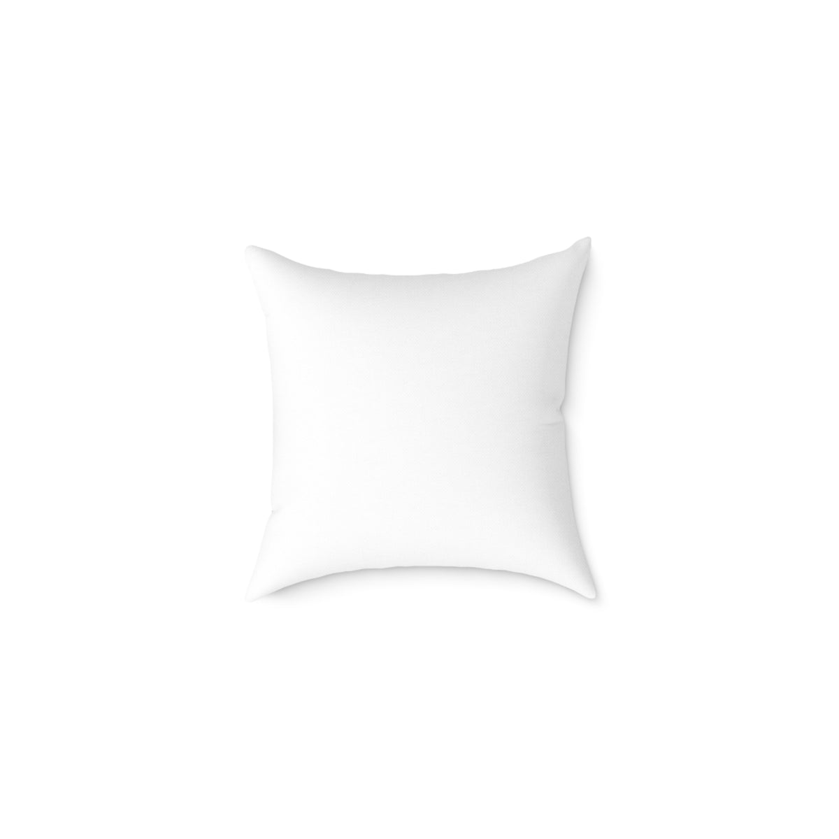 First Snow Square Poly Canvas Pillow