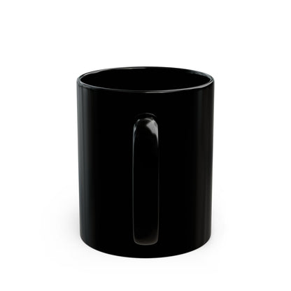 Watcher 2 Art Mug – Wildlife Deer Drawing, Black 11oz