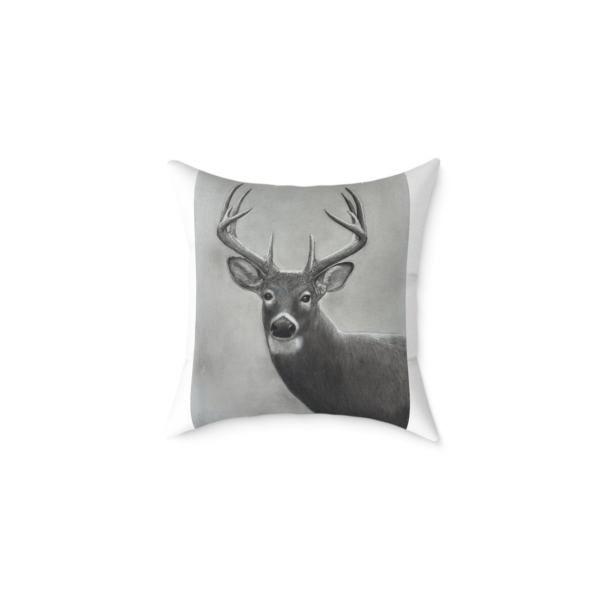 Watcher 1 Square Poly Canvas Pillow