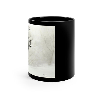 Black Coffee Mug, 11oz