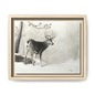 First Snow Matte Canvas, Framed (Multi-color)