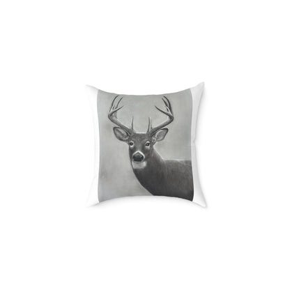 Watcher 1 Square Poly Canvas Pillow