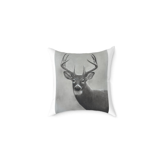 Watcher 1 Square Poly Canvas Pillow