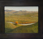 Autumn Whispers on the Loup – original oil painting of the Loup River valley in Nebraska by Roger Fattig, 16x20 framed